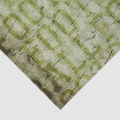 ヴィンテージの緑のグランジなフットボール 薄葉紙 (詳細)