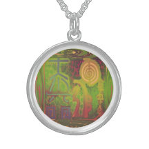 ヴィンテージの緑の上等の霊気の本管の記号