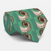 ヴィンテージの緑の航海のなタコの触手 ネクタイ (ロール)