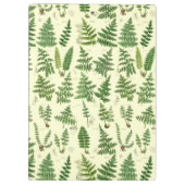 ヴィンテージの緑の葉が多い植物 クリップボード (裏面)