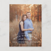 ヴィンテージの繁栄Save the Date Post Card 案内ポストカード (正面)