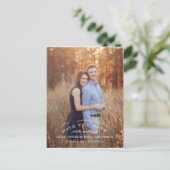 ヴィンテージの繁栄Save the Date Post Card 案内ポストカード (スタンド正面)