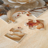 ヴィンテージの繊細な花のパターン。 ジグソーパズル (側面)