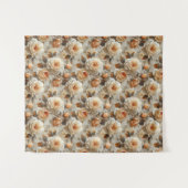 ヴィンテージの繊細な花のパターン。 タペストリー (正面(横))