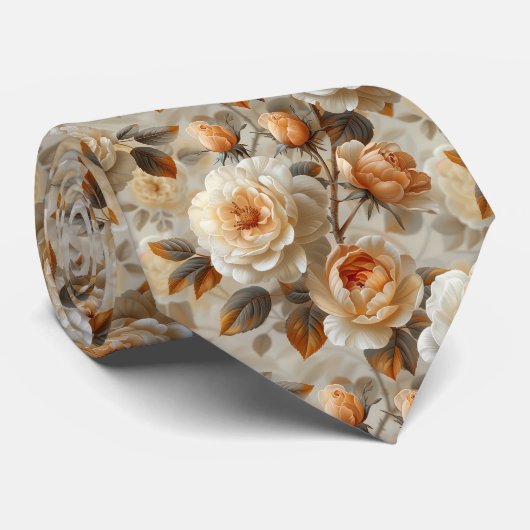 ヴィンテージの繊細な花のパターン。 ネクタイ (ロール)