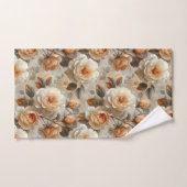 ヴィンテージの繊細な花のパターン。 バスタオルセット (ハンドタオル)