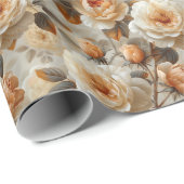 ヴィンテージの繊細な花のパターン。 ラッピングペーパー (ロールコーナー)