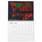 ヴィンテージの署名写真の予定表 カレンダー (2月 2026)