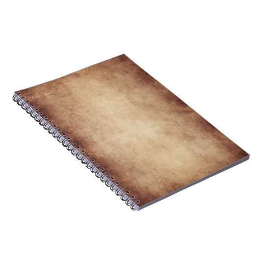 ヴィンテージの羊皮紙のアンティークの紙の背景のカスタム ノートブック (右側)