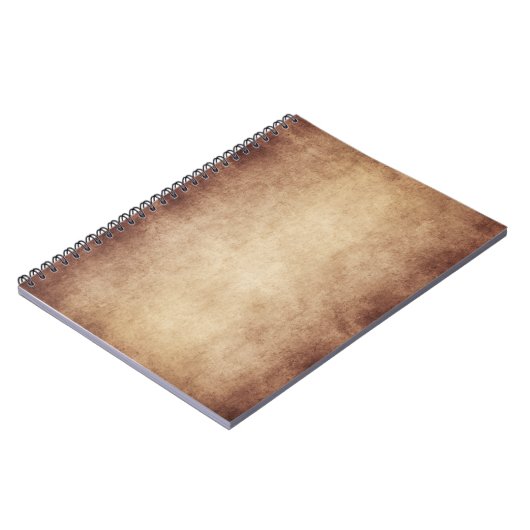 ヴィンテージの羊皮紙のアンティークの紙の背景のカスタム ノートブック (左側)