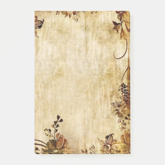 ヴィンテージの羊皮紙 ポストイット (正面)