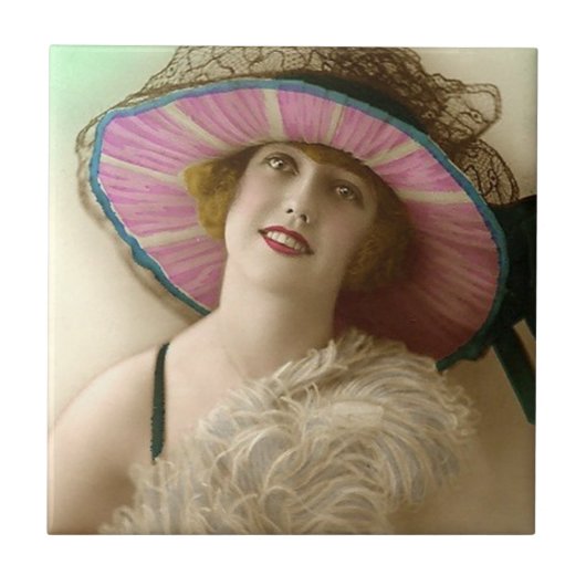 ヴィンテージの美しいのイメージ タイル (正面)