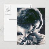 ヴィンテージの美しいのフランス人の写真 ポストカード (正面/裏面)