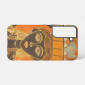 ヴィンテージの美しいカスタマイズ可能な女性芸術 SAMSUNG GALAXYケース (裏面横)