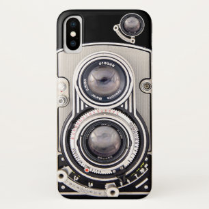 ヴィンテージの美しいカメラ iPhone X ケース