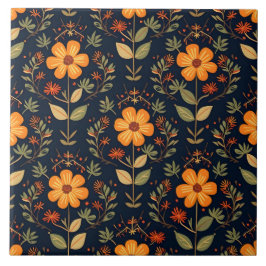 ヴィンテージの美しいフローラモダン収集 タイル