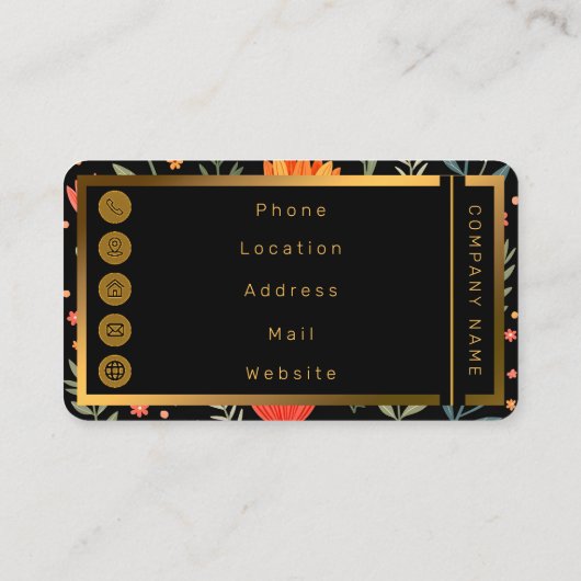 ヴィンテージの美しいフローラ人気がある収集 名刺 (裏面)