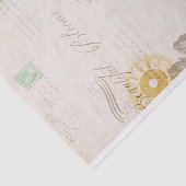 ヴィンテージの美しい開花 薄葉紙 (詳細)