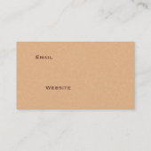 ヴィンテージの美容院のプロフィールの名刺#24 X 名刺 (裏面)