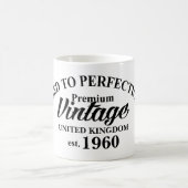 ヴィンテージの老齢化が進むおもしろい コーヒーマグカップ