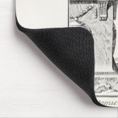 ヴィンテージの考えるな人間の骨組医学の解剖学 マウスパッド (コーナー)