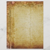 ヴィンテージの聖書のページ (正面)