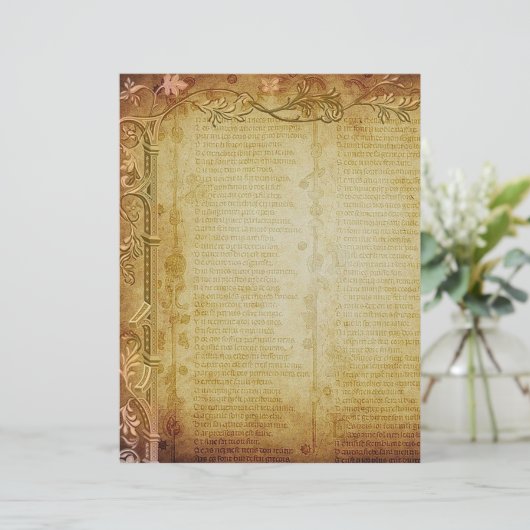 ヴィンテージの聖書のページ (スタンド正面)