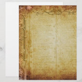 ヴィンテージの聖書のページ (正面/裏面)