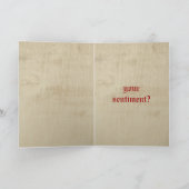 ヴィンテージの聖者のニコラスのクリスマスの挨拶状 シーズンカード (内部)