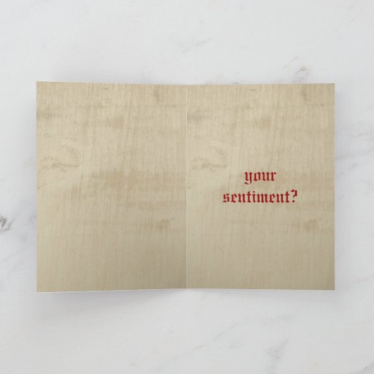 ヴィンテージの聖者のニコラスのクリスマスの挨拶状 シーズンカード (内部)