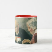 ヴィンテージの聖職者、コーヒーまたはお茶を司祭と マグカップ (中央)