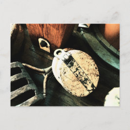 ヴィンテージの背の高い船のプーリ ポストカード