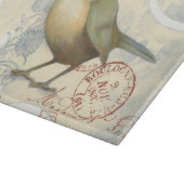 ヴィンテージの背景に黄色と緑の矢印 カッティングボード (角)