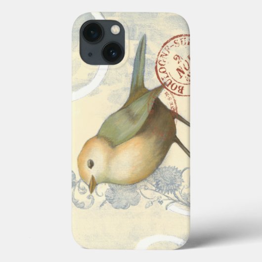 ヴィンテージの背景に黄色と緑の矢印 Case-Mate iPhoneケース (裏面)