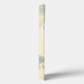 ヴィンテージの背景の黄色および緑のすずめ Case-Mate iPhoneケース (裏面 / 右)