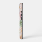 ヴィンテージの背景(バラ) iPhoneケース (左側面)