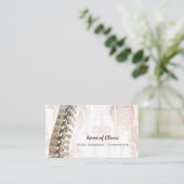 ヴィンテージの脊柱のカイロプラクターのアポイントメントのメモ 予約カード (スタンド正面)