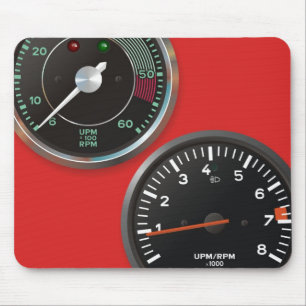 ヴィンテージの自動楽器/クラシックな車両限界 マウスパッド