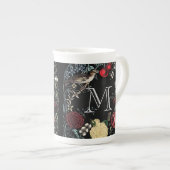 ヴィンテージの自然フレーム ボーンチャイナマグカップ (正面右)