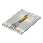 ヴィンテージの自由の女神ニューヨーク旅行 ノートパッド (回転)