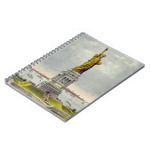 ヴィンテージの自由の女神ニューヨーク旅行 ノートブック (左側)