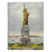 ヴィンテージの自由の女神ニューヨーク旅行 ノートブック (正面)