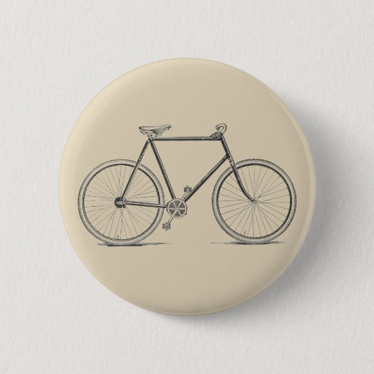 ヴィンテージの自転車のバッジ 缶バッジ (正面)