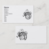 ヴィンテージの自転車のリサイクルの服装およびギフト 名刺 (正面/裏面)