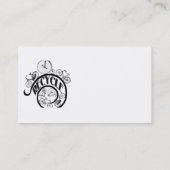 ヴィンテージの自転車のリサイクルの服装およびギフト 名刺 (裏面)