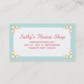 ヴィンテージの自転車の名刺 名刺 (裏面)