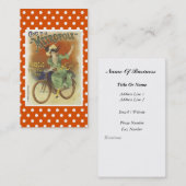 ヴィンテージの自転車の名刺 名刺 (正面/裏面)