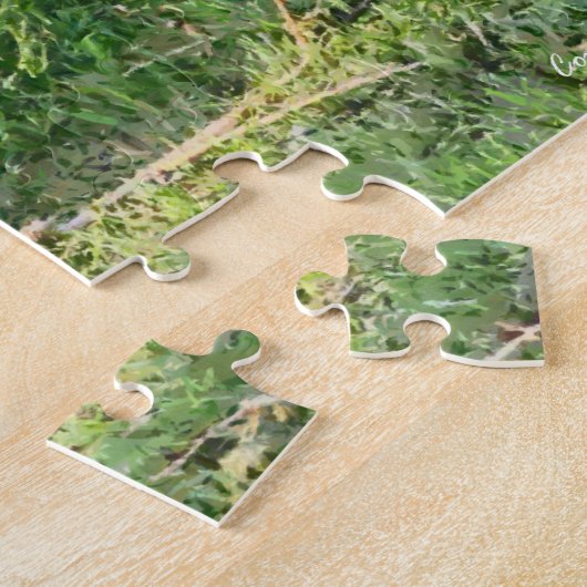 ヴィンテージの自転車の夏の交通機関の生命乗車 ジグソーパズル (側面)