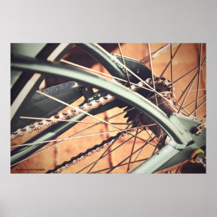 ヴィンテージの自転車の大きいポスター ポスター