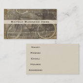 ヴィンテージの自転車の汚い名刺 名刺 (正面/裏面)